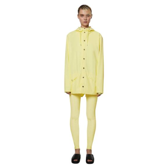 NWT! Rains Unisex Waterproof Jacket in Straw - Size XL - Picture 1 of 8